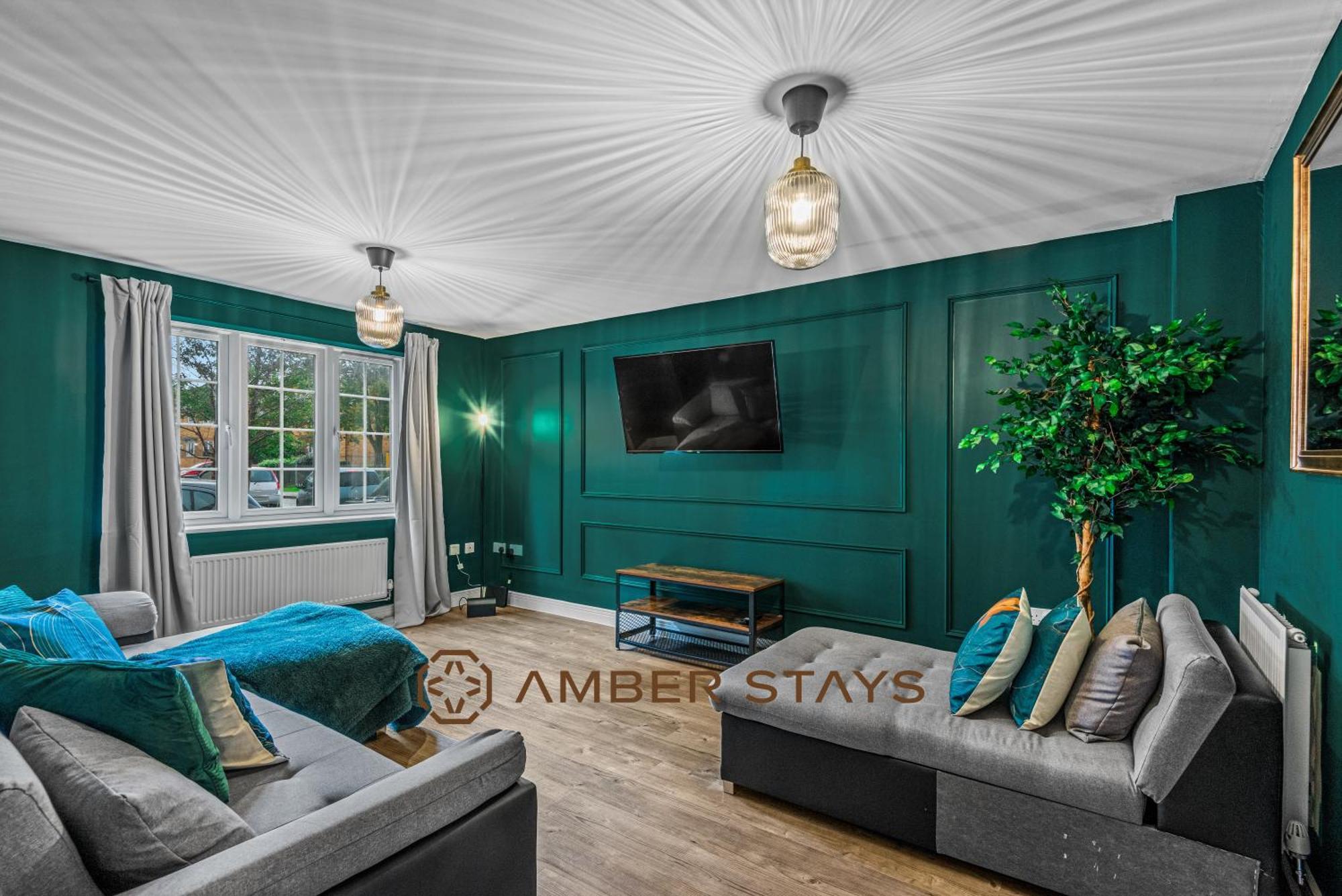Spacious 5 Bed House In Reading By Amber Stays, Perfect For Business & Contractors, Sleeps 12! Εξωτερικό φωτογραφία